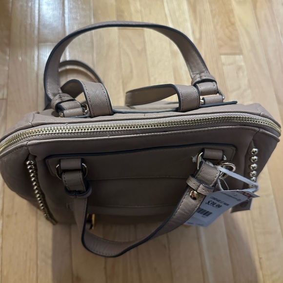 Jessica Simpson Beige Backpack with Gold Studs - Picture 2 of 2